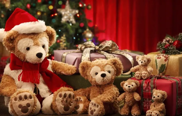 Picture Bear, Christmas, New year