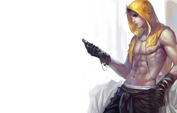 Headphones, hood, guy, Sengoku Basara, The Era Of Unrest