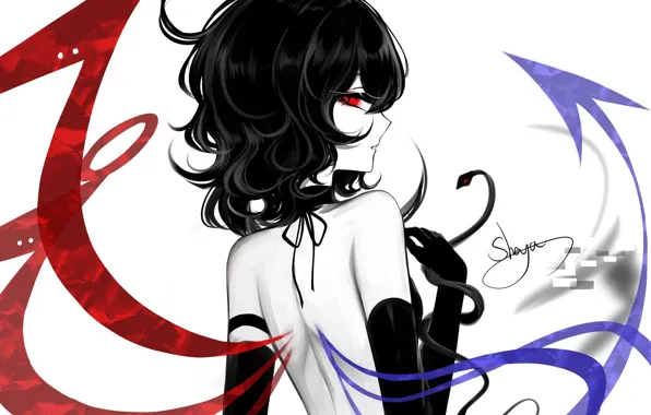 Girl, back, Touhou, Touhou, Touhou, anime game