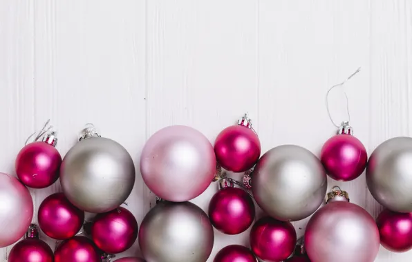 Picture decoration, balls, colorful, New Year, Christmas, Christmas, balls, New Year