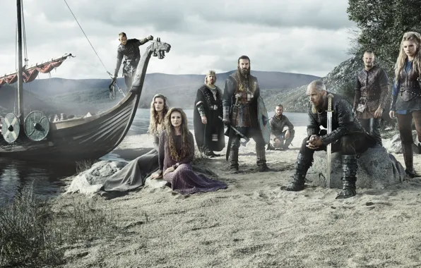 Picture the series, warriors, historical, Vikings, The Vikings, Drakkar