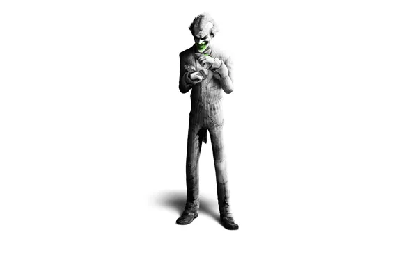 Costume, Noir, joker, character, Batman arkham city