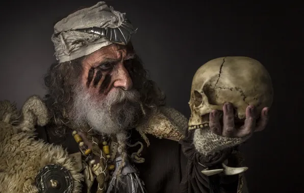 People, skull, portrait