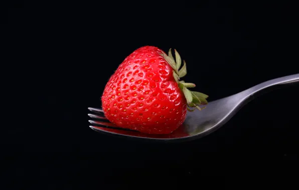 Picture strawberry, leaf, plug