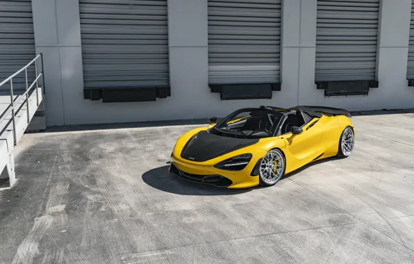 McLaren, Yellow, Spider, Supercar, McLaren 720S