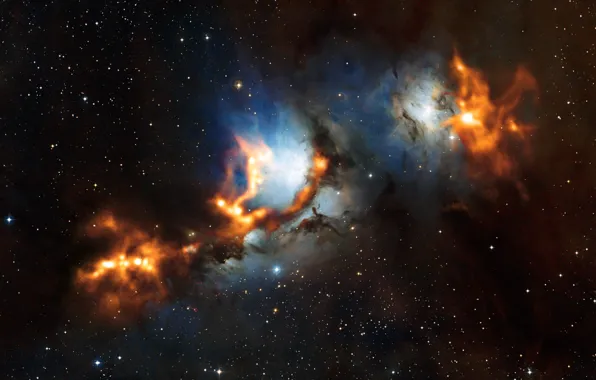 Nebula, constellation, Orion, Messier 78