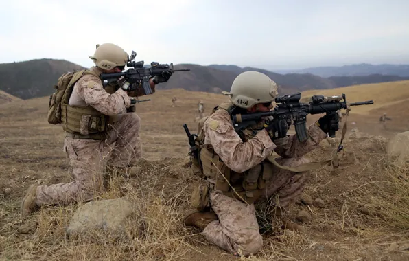 Weapons, soldiers, United States Marine Corps