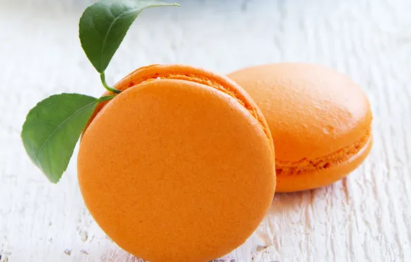 Orange, cookies, leaf, cakes