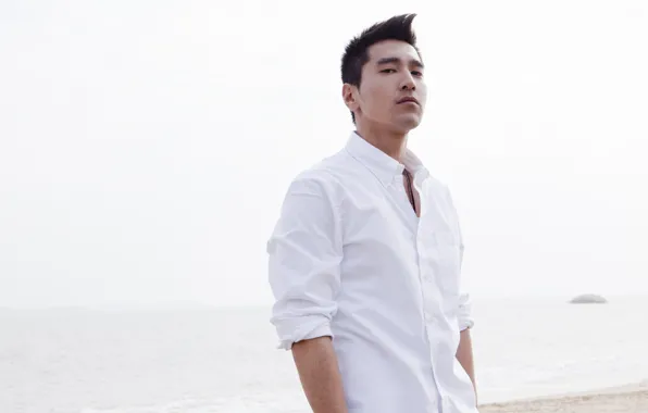 Look, hairstyle, shirt, guy, Asian