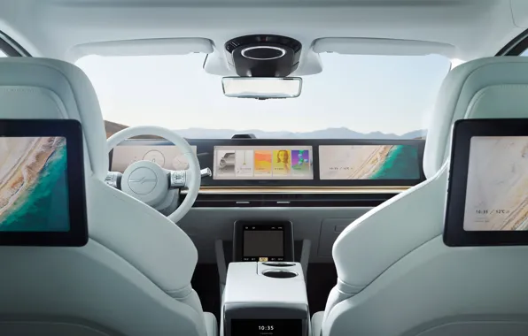 Concept, interior, Sony, Vision-S 02