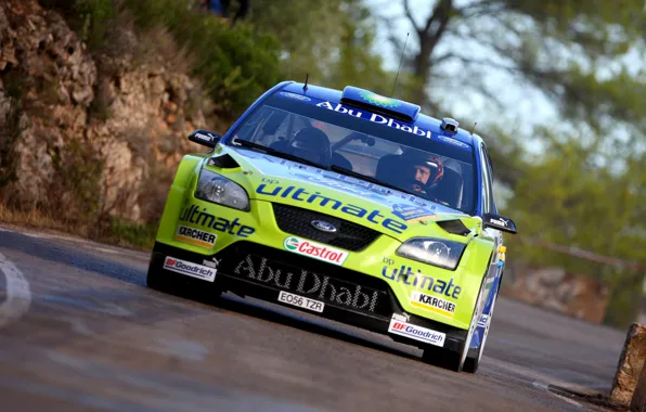 Ford, Auto, Race, Racer, Focus, WRC, Rally, The front