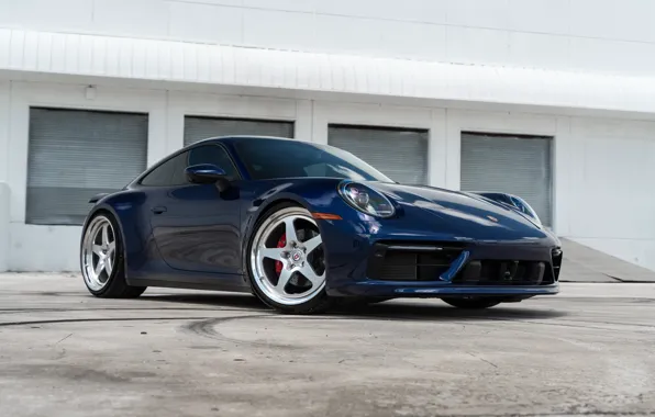 Picture Porsche, Porsche 911, blue