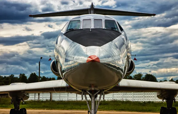 Picture The plane, Nose, The front, The Russian air force, Tu-134, UBL, Tu-134 UBL, Training aircraft