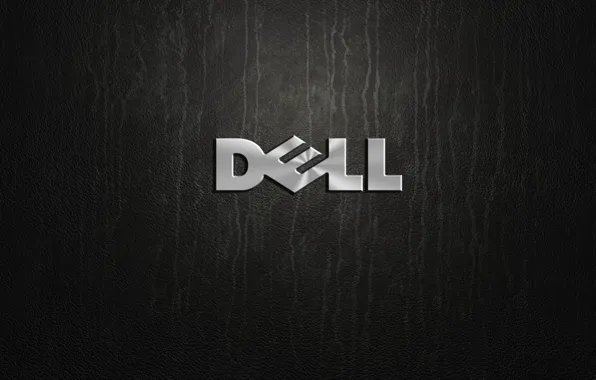 Picture silver, logo, Dell