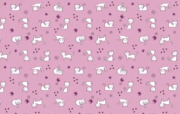 Wallpaper background, texture, art, kitty, children's images for ...