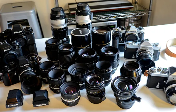 Picture ring, camera, flash, nozzle, lenses, &ampquot;Nikon&ampquot;, digital cameras