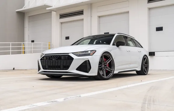 Picture Audi, White, Before, RS6