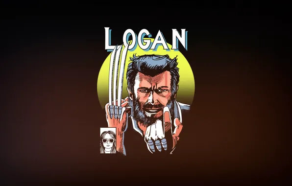 Minimalism, Figure, Background, Logan, Art, Logan, X-23, Old Man