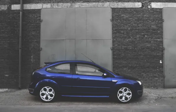 Picture machine, Ford, Focus, cars, blue