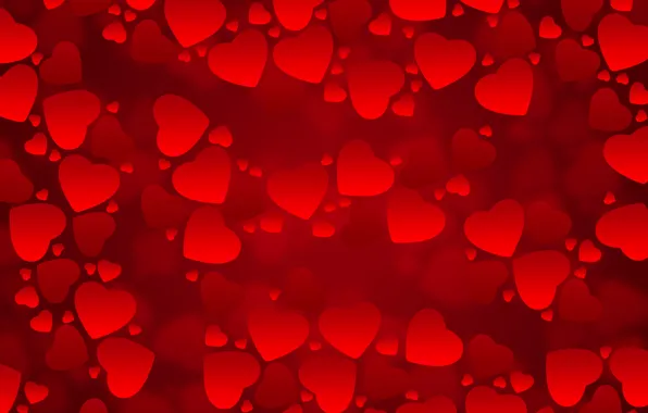 Wallpaper red, background, texture, hearts for mobile and desktop ...