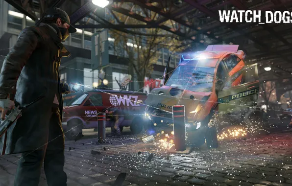 Game, ubisoft, dogs, watch, phone, vectors