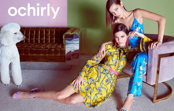 Picture girl, pose, photo, model, dress, Kendall Jenner, Bella Hadid, Oshirly