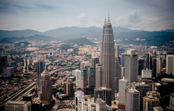 Picture building, panorama, Malaysia, Kuala Lumpur, Malaysia, Kuala Lumpur