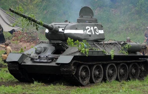 Picture victory, tank, WWII, t-34