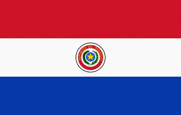 Picture Flag, Paraguay, Paraguay
