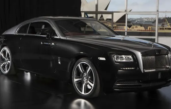 Picture Rolls-Royce, Black, Sydney, Wraith