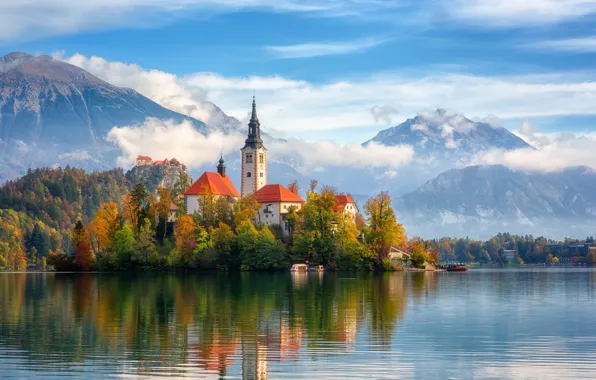 Lake, Slovenia, Bled castle