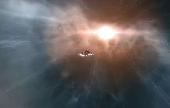 Lights, online, spaceship, supernova, eve, KOMOS