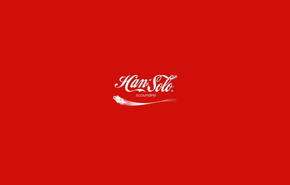 Background, logo, Coca-Cola, Han Solo, Millenium falconб