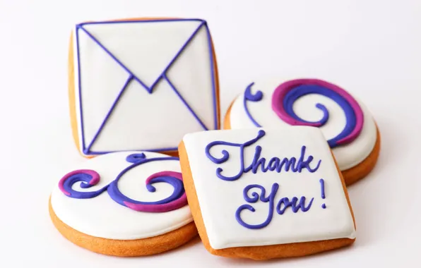 Picture letter, food, cookies, dessert, food, sweet, sweet, thank you