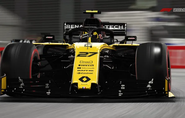 Track, racing car, F1 2019, Renault R.S.19