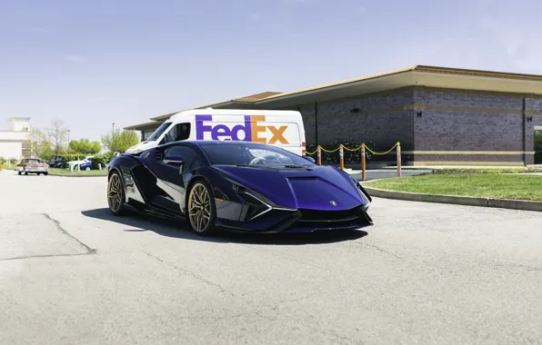 Picture lamborghini, fedex, sian