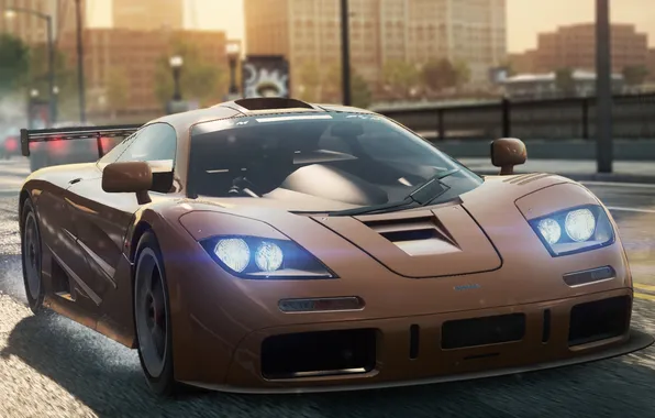 Machine, light, lights, 2012, McLaren F1, Need for speed, Most wanted