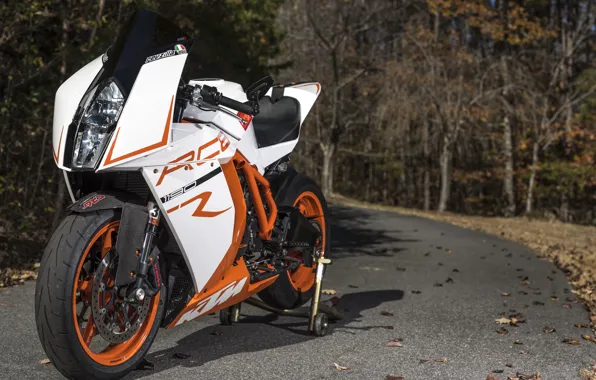 Picture road, design, motorcycle, sportbike, KTM RC8R