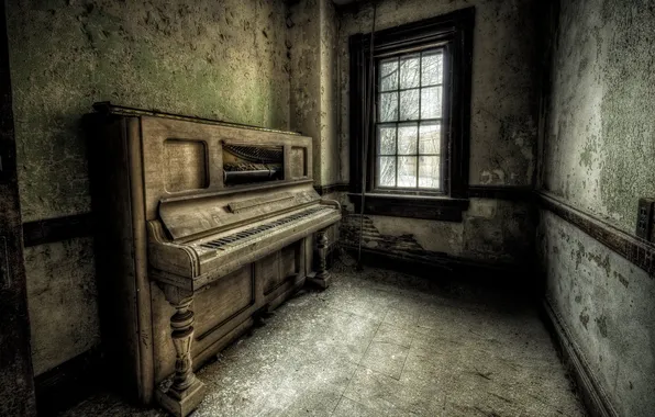 Picture music, room, interior, piano