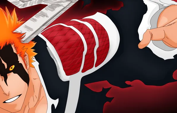 Battlefield, game, Bleach, anime, power, Kurosaki Ichigo, warrior, manga