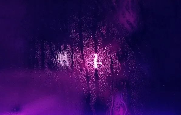 Picture glass, drops, macro, photo