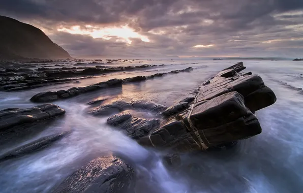 Sea, the sky, stones, the ocean