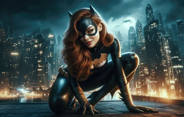 Picture superhero, batgirl, origin