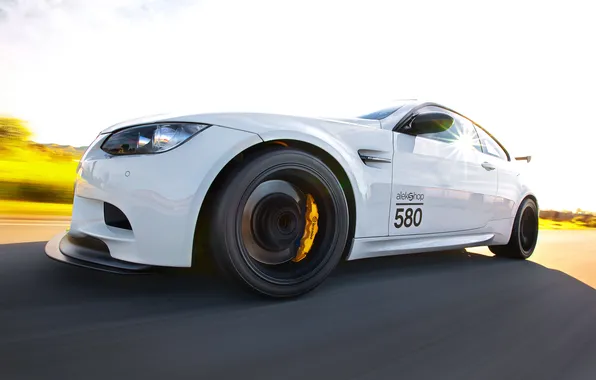 Machine, auto, speed, BMW, white, E92, ublic