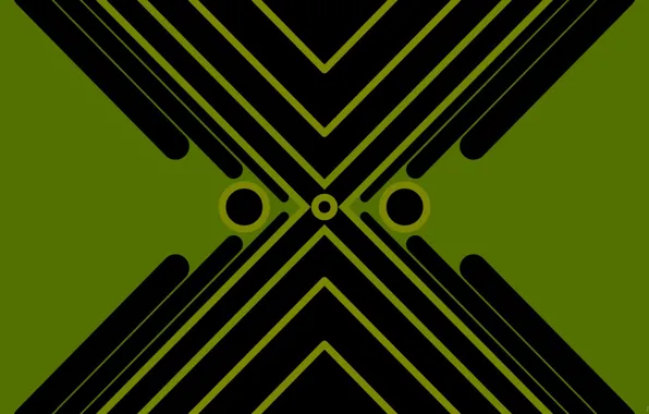 Line, circles, background, dark