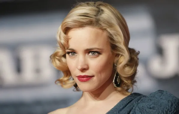 Picture look, actress, lipstick, hairstyle, red, Rachel McAdams, celebrity, 3000x2000