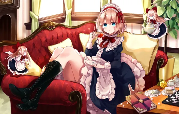 Girls, Touhou, Touhou, Touhou
