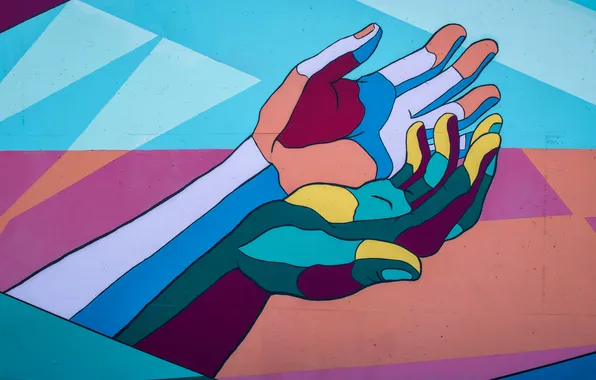 Colors, art, hand