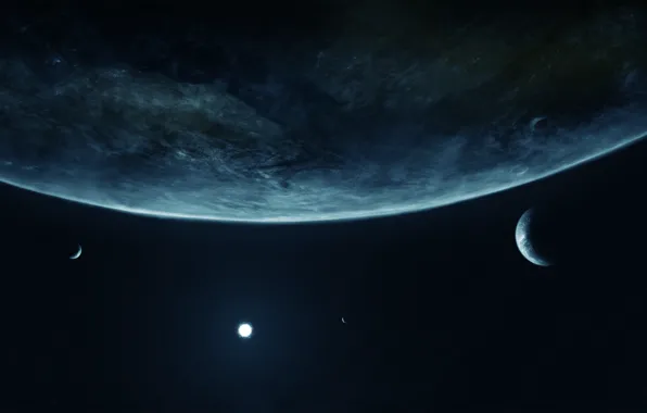 Planet, Space, Star, Light, Planet, Fantasy, Art, Space