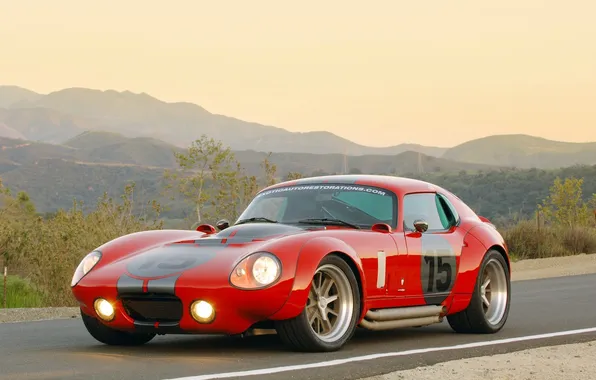 Shelby, auto, coupe, daytona, the mans, edition by exotic, restoration